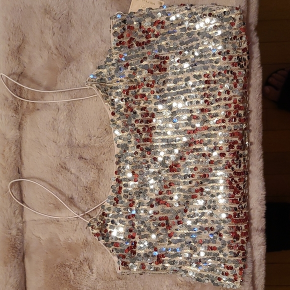 Sequin Top/Cami/ Knit Top/Holiday - Picture 1 of 4